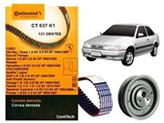 Kit Correia Dentada CT637 e Tensor VW AP Volkswagen Logus 1.6 1.8 2.0