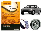 Kit Correia Dentada CT637 e Tensor VW AP Ford Verona 1.8 2.0 1990 a 1996